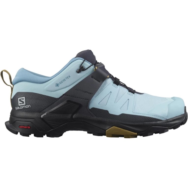 Salomon X Ultra 4 GTX Turisticke Topanky Damske Svetlo Modre Čierne | SK 2YJWDG